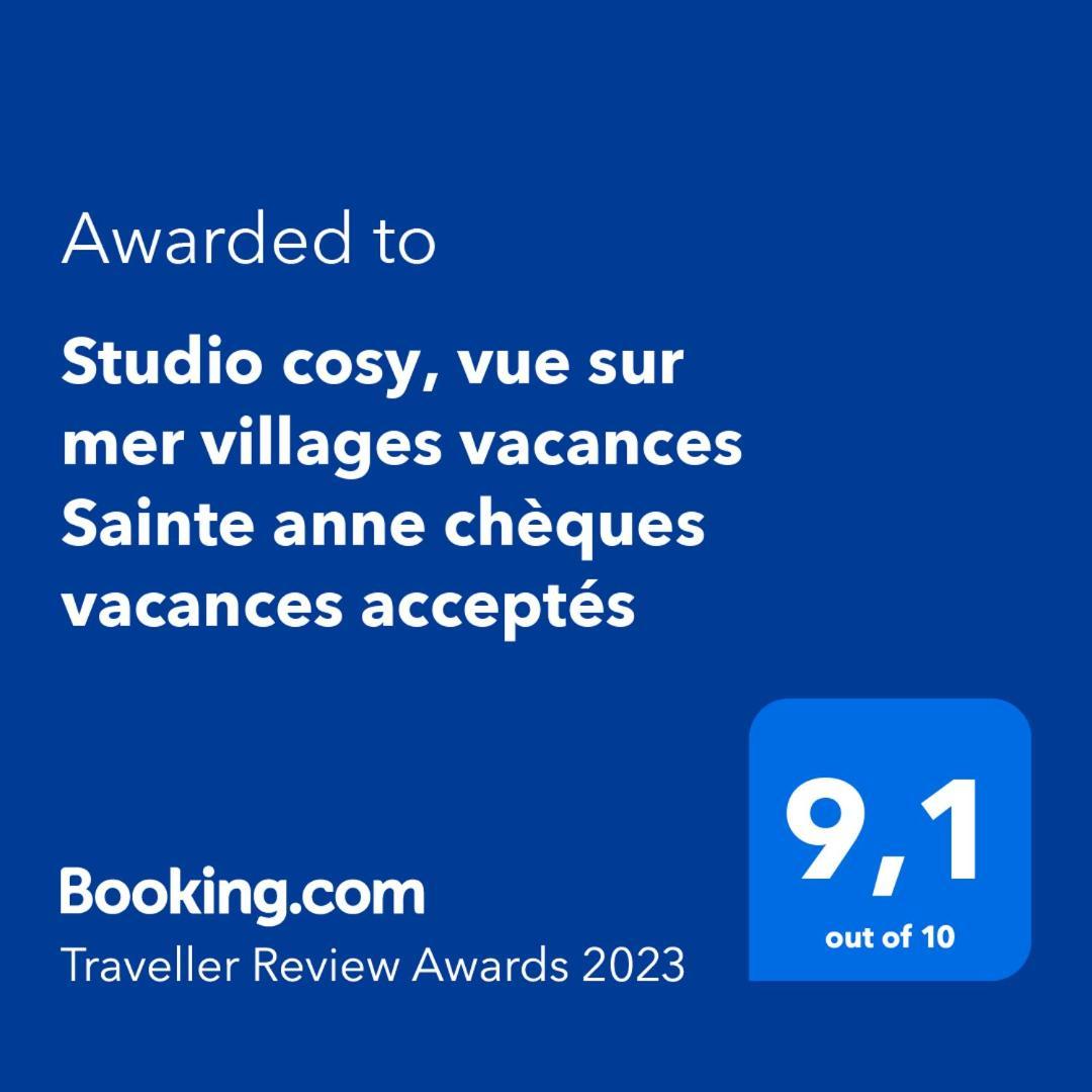 Studio Cosy, Vue Sur Mer Villages Vacances Sainte Anne Cheques Vacances Acceptes חדר תמונה